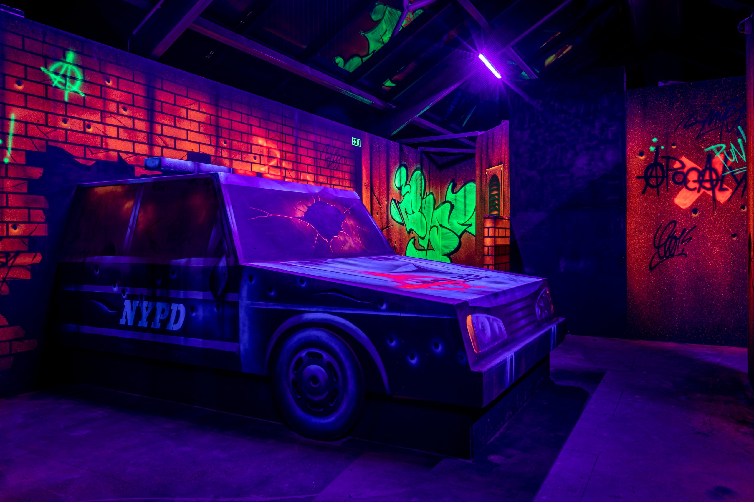 Lasergames — le décor